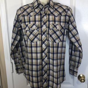 Lariat vintage cowboy long sleeve snapbutton shirt